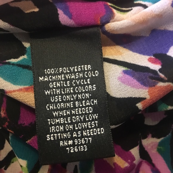 Nicole Miller painting print caftan style dress - Picture 8 of 8